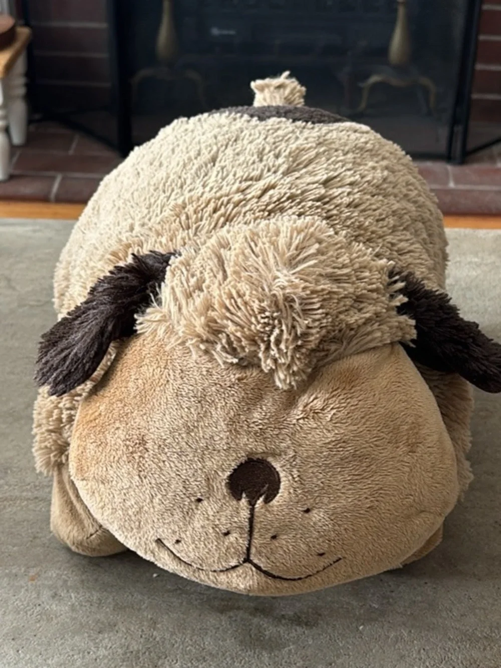 The Original Pillow Pets 'Snuggly Puppy' Soft & Tan Dog Pillow, 18 Inches 2010